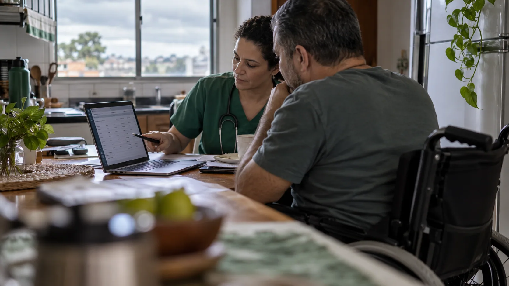 Cena editorial realista sobre CNIS com Vínculo ou Salário Errado, produzida para o Garante Direito