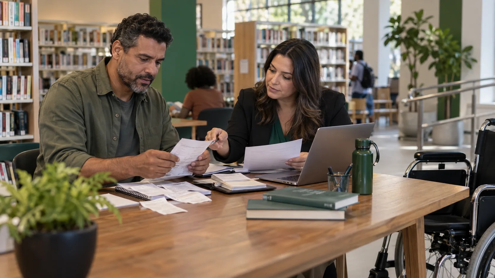 Cena editorial realista sobre Contribuinte Individual sem Salário Fixo, produzida para o Garante Direito