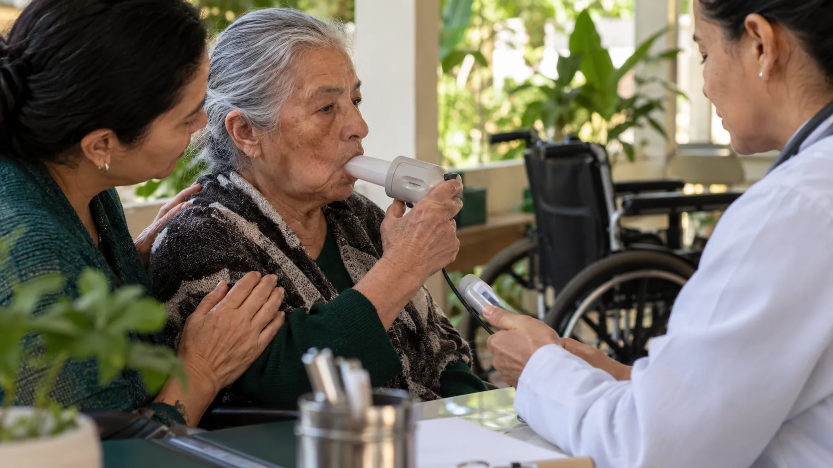 Cena editorial realista sobre Esclerodermia Sistêmica, produzida para o Garante Direito