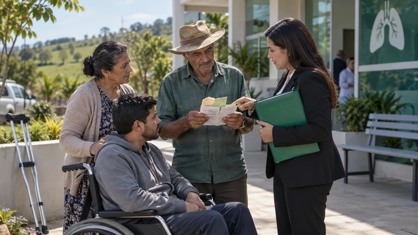 Cena editorial realista sobre Segurado Especial Rural e Incapacidade Permanente, produzida para o Garante Direito