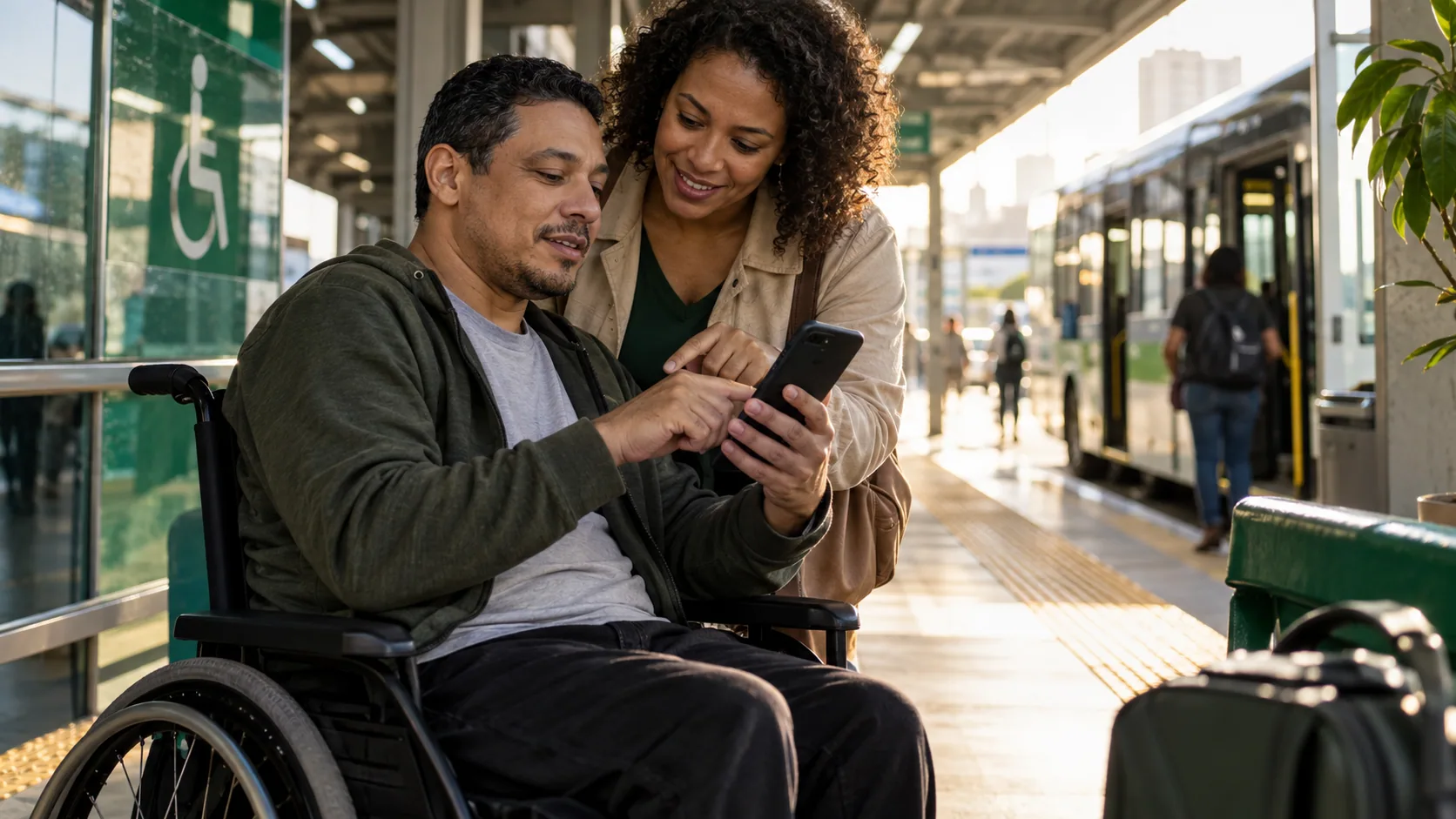 Cena editorial realista sobre Viagem e Redes Sociais no Pente-fino, produzida para o Garante Direito